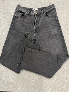 Agolde Riley jeans, high waist, cropped, size 31.